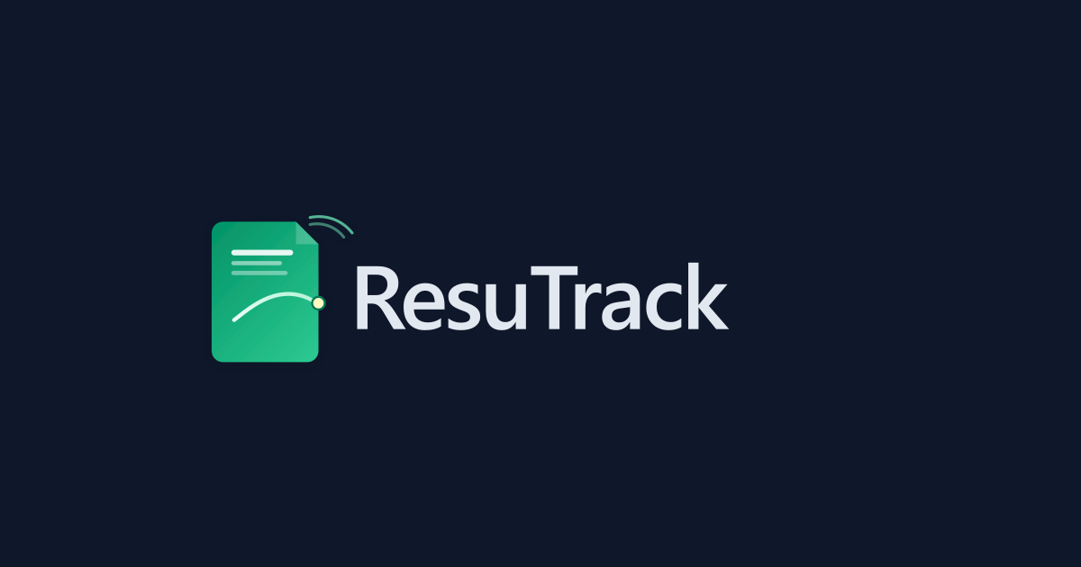 Re Stracker Resume View Tracking & Job Application Tracker | ResuTrack